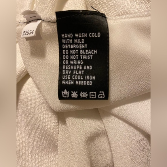 August Silk chiffon white cardigan - Picture 4 of 5